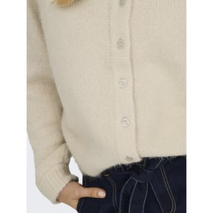 Only Onlmaggie life ls button cardigan cc knt beige