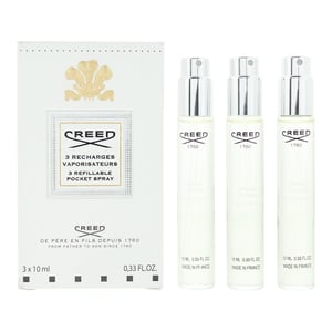 Creed Spring Flower Eau de Parfum 3 x 10ml Refillable Travel Spray for Her