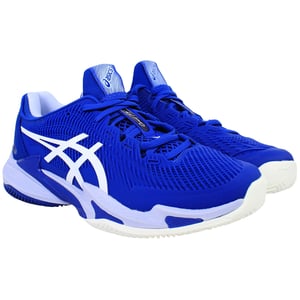 Asics Court FF 3 Novak Clay Mens Blue Tennis Shoes