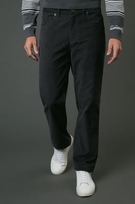 Corduroy Straight Fit 5 Pocket Trousers
