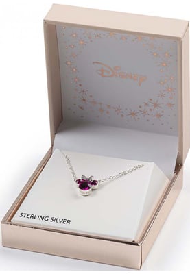 Disney N902352ROCTL-18-PH Ladies Birthstone Necklace