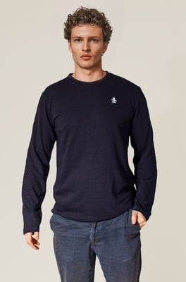 Crew Neck Textured Top