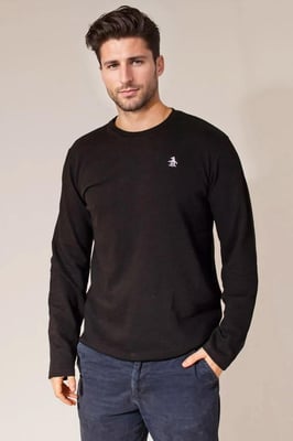 Crew Neck Textured Top
