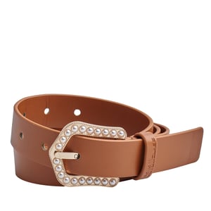 Women's Belt with Pearl Buckle CCBT0023