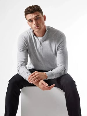 Cotton Quarter Zip Jumper