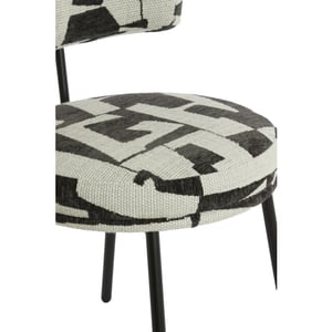 Light & Living eetkamerstoel harvie 57x55x77 cm - set van 2