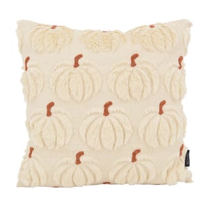 NOVÉE Furry pumpkin beige | 45 x 45 cm | kussenhoes | polyester