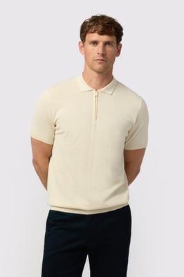 Quarter Zip Knit Polo