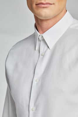 Jorvic White Texture Shirt