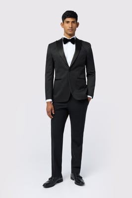 Sabine Slim Fit Diamond Jacquard Jacket