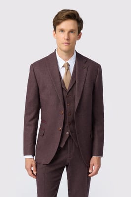 Mulberry Heringbone Tweed Jacket