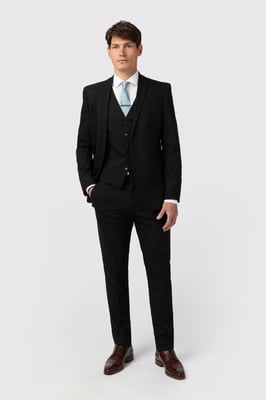 Slim Fit Black Jacket