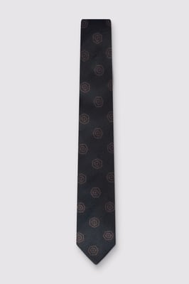 Hexagon Medallion Tie