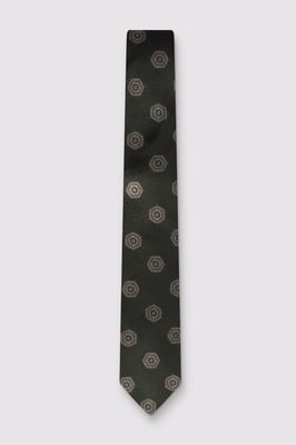 Hexagon Medallion Tie