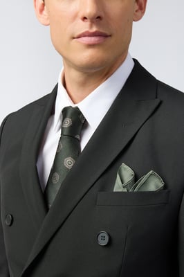 Hexagon Medallion Tie