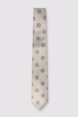 Hexagon Medallion Tie