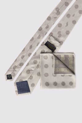 Hexagon Medallion Tie