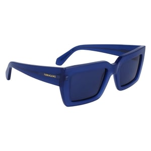 Blauwe Acetaat Zonnebril