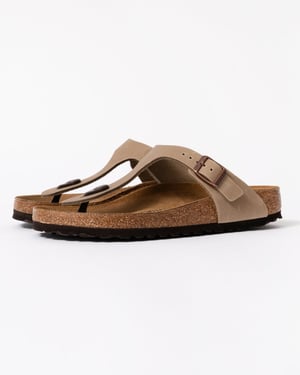 Gizeh Natural Oiled Leather Sandals in Tan