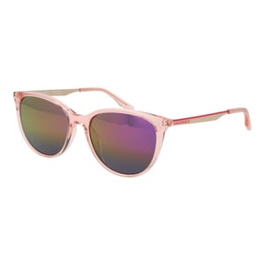 Roze metalen zonnebril