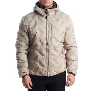 Heren Gewatteerde Jas met Capuchon US40127001