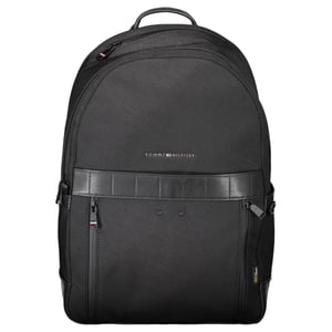 Svart Nylon Ryggsäck