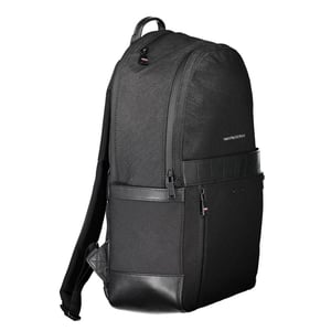 Svart Nylon Ryggsäck