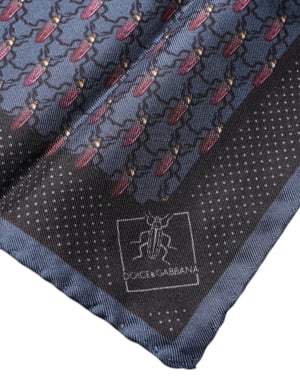 Donkerblauwe Vleermuis Vierkante Zakdoek Sjaal