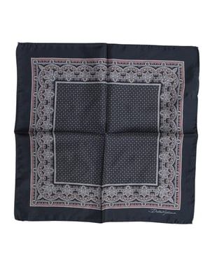 Flerfärgad Fantasy Silk Kvadrat Foulard Scarf