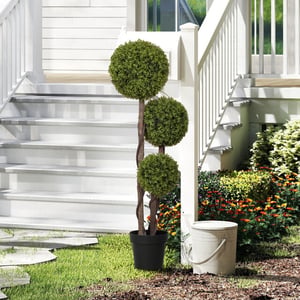 4goodz Kunstmatige buxus kunstplant realistisch uiterlijk ook buiten te gebruiken