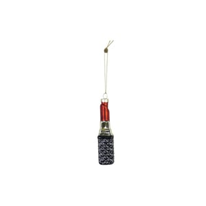 House Vitamin Xmas hanger -red lipstick 3x3x11cm