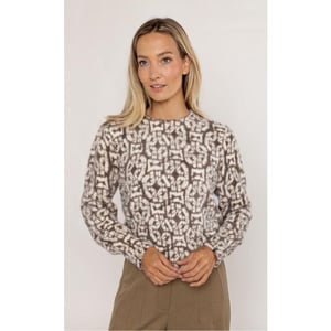 Poools Pull over 533192-olive