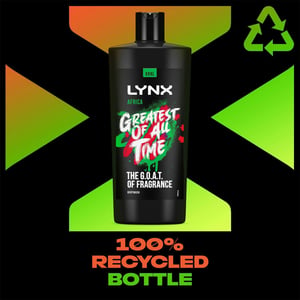Lynx Epic Fresh Shower Gel 700ml Grapefruit Pineapple & Manwasher 2-Sided Scrub
