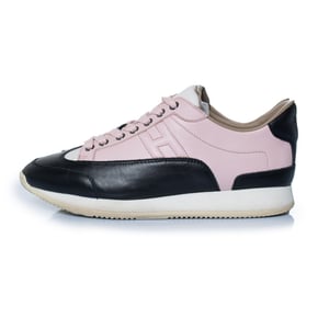Hermes Goal sneakers in black and pink