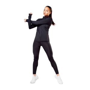 Elle Womens/Ladies Signature Plain Jacket (Black)