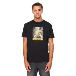 Duck and Cover Heren Camostack T-Shirt (Zwart)