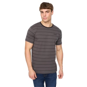 Crosshatch Heren Hemtowns T-Shirt (Zwart)