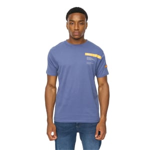 Duck and Cover Heren Ambridge T-Shirt (Denim Blauw)