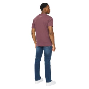 Duck and Cover Heren Ashland T-Shirt (Rum Rozijn)