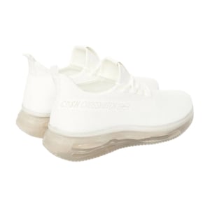 Crosshatch Heren Matfen Flyknit Sneakers (Wit)
