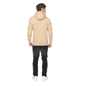 Crosshatch Heren Jamolat Hoodie (Stone)