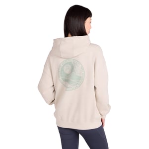 Mountain Warehouse Kvinnors/Ladies Mountain Collage Avslappnad Passform Hoodie (Beige)