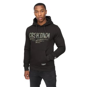 Crosshatch Heren Campbox Hoodie (Zwart)