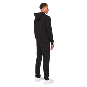 Duck and Cover Heren Optimus Volledige Rits Hoodie (Zwart)
