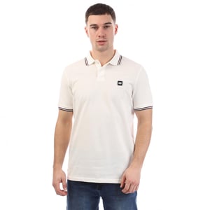 Weekend Offender Herr Vancouver Tipped Polo Shirt (Vit)