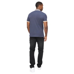 Crosshatch Heren Chimlacks Poloshirt (Denim Blauw)