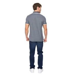 Crosshatch Mens Mettormoore Polo Shirt (Navy)