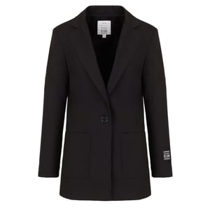 Armani Exchange Effen blazer dames/dames (Zwart)