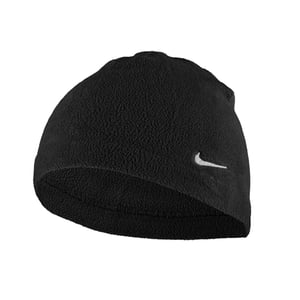 Nike Fleece Logo Muts en Handschoenen Set (Zwart)