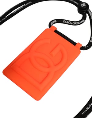 Hållare Neonorange Gummi DG Präglad Justerbar Badges